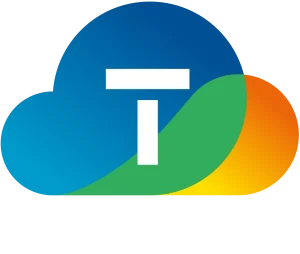 TeamCloud Vertical Logo White Text